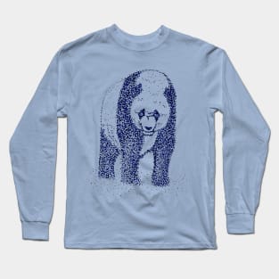 Stipple Panda Long Sleeve T-Shirt